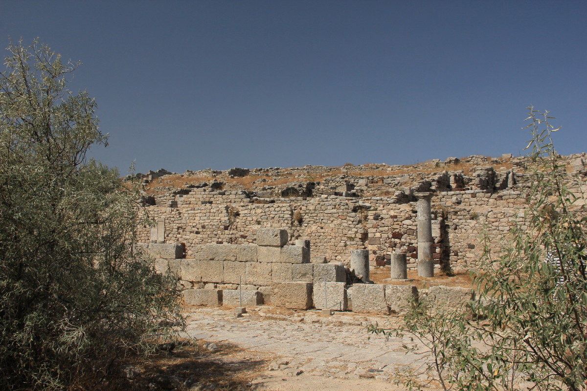 古代ティラの遺跡