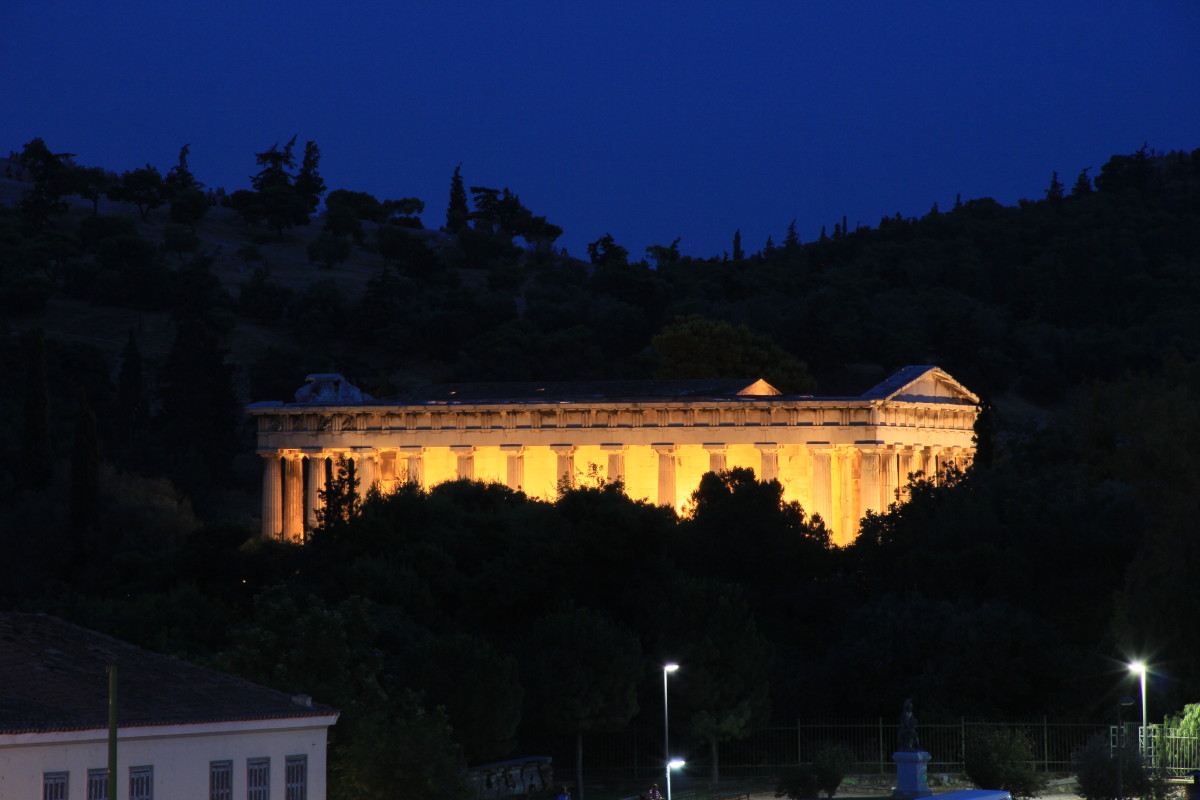 アテネの夜景